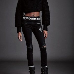 Marcelo Burlon Distressed Jeans